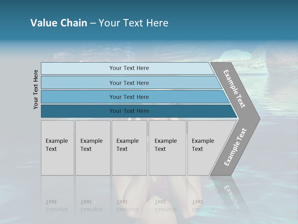 Blonde Tan Sun PowerPoint Template