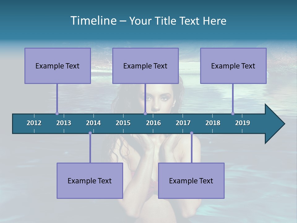 Blonde Tan Sun PowerPoint Template