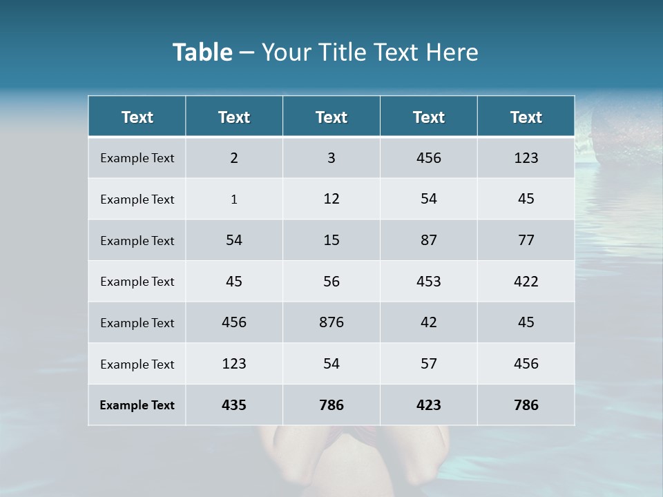 Blonde Tan Sun PowerPoint Template