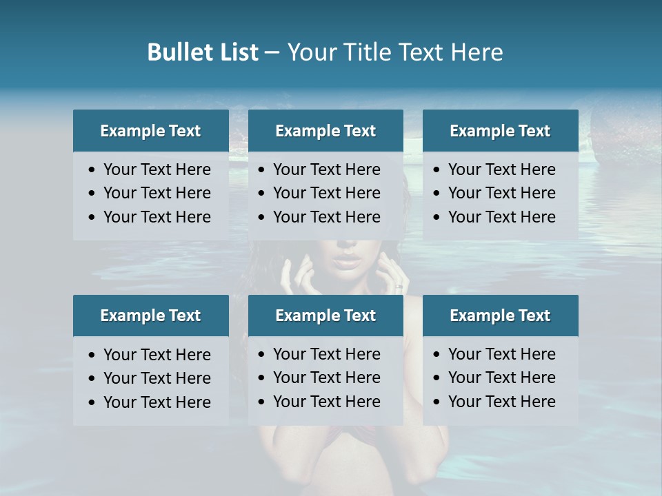 Blonde Tan Sun PowerPoint Template