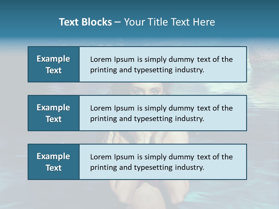 Blonde Tan Sun PowerPoint Template