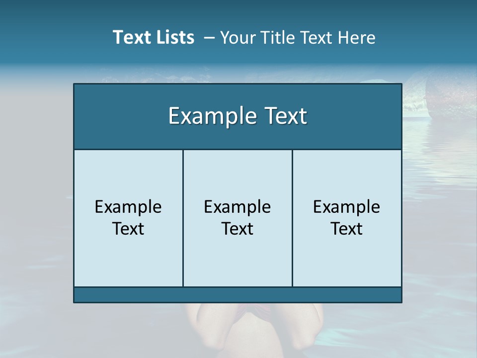 Blonde Tan Sun PowerPoint Template