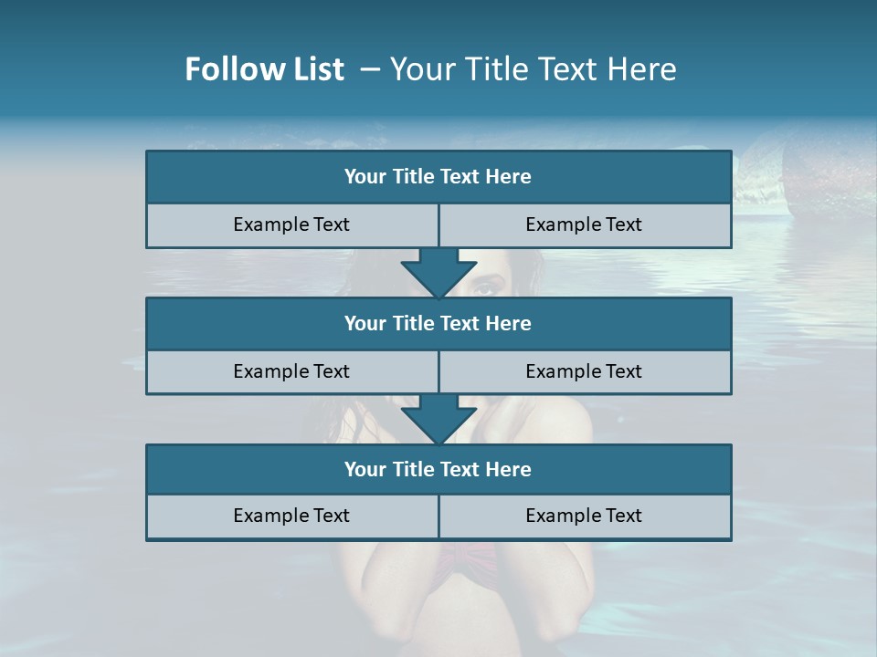 Blonde Tan Sun PowerPoint Template