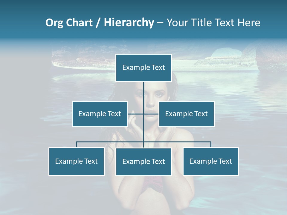 Blonde Tan Sun PowerPoint Template