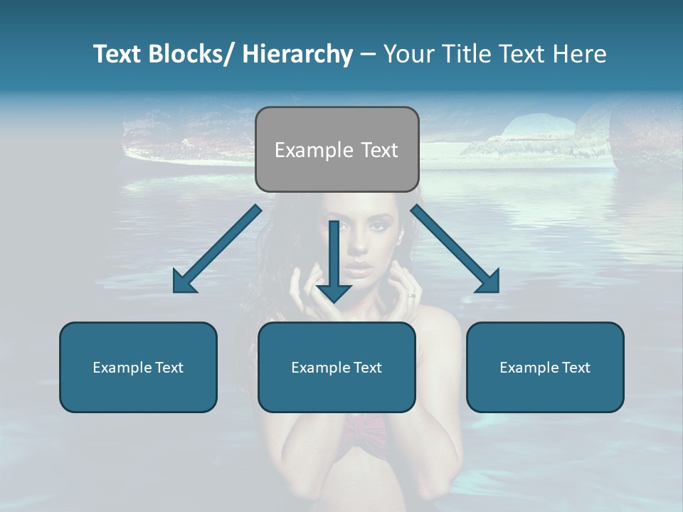 Blonde Tan Sun PowerPoint Template