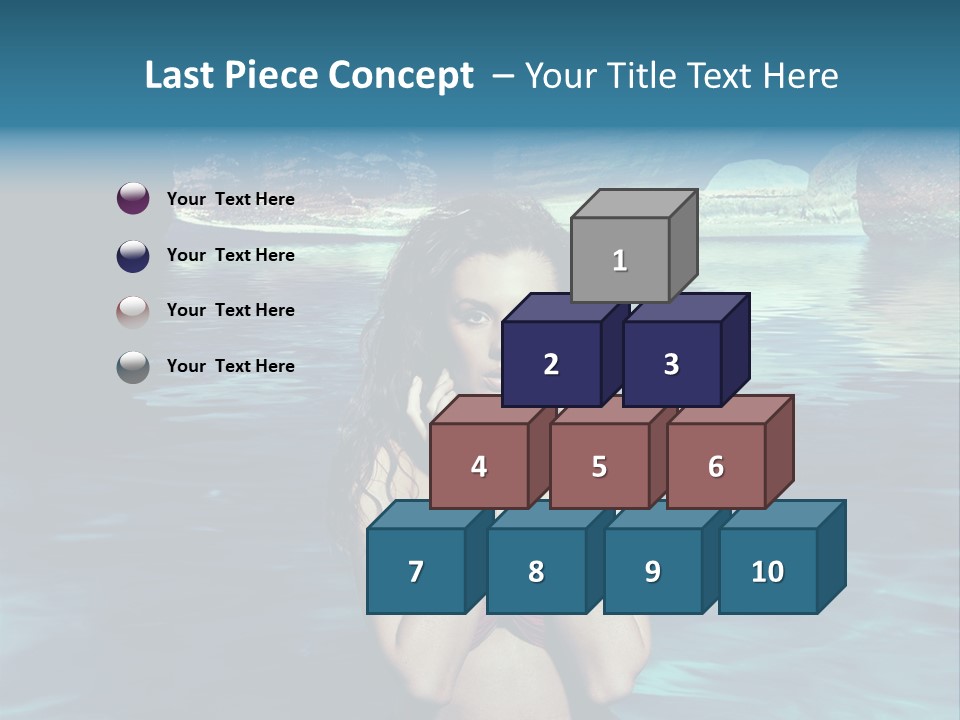 Blonde Tan Sun PowerPoint Template