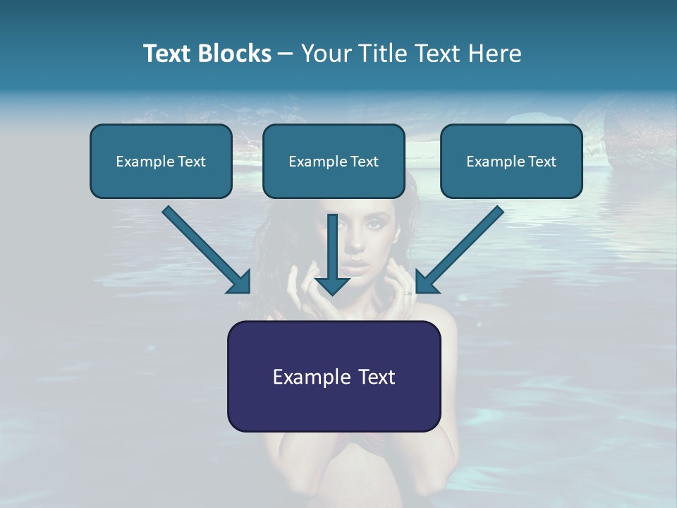 Blonde Tan Sun PowerPoint Template