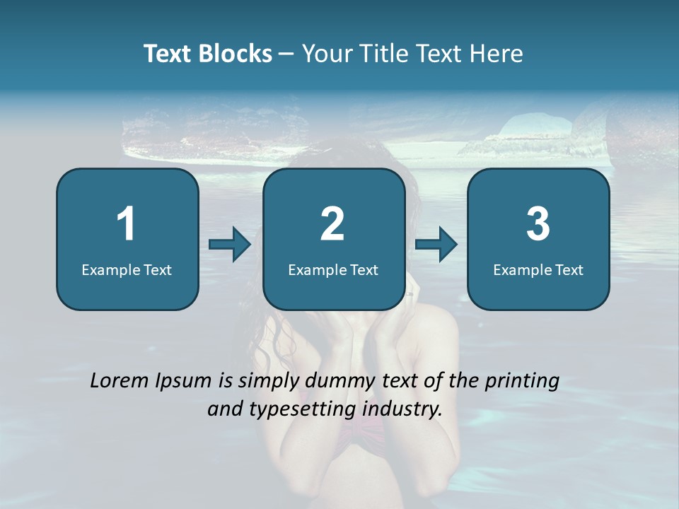 Blonde Tan Sun PowerPoint Template