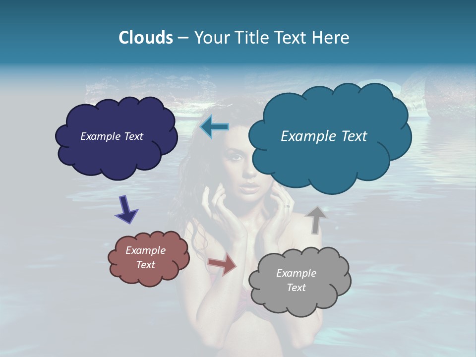 Blonde Tan Sun PowerPoint Template