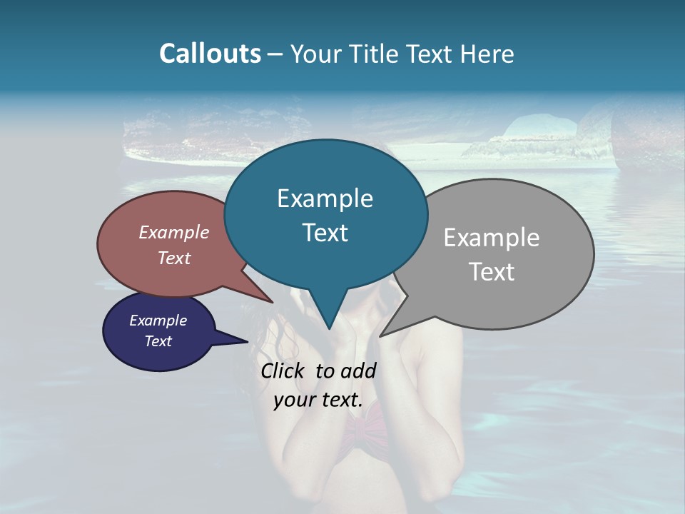 Blonde Tan Sun PowerPoint Template