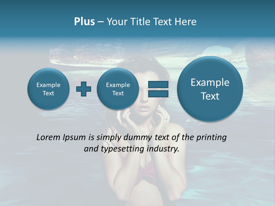 Blonde Tan Sun PowerPoint Template