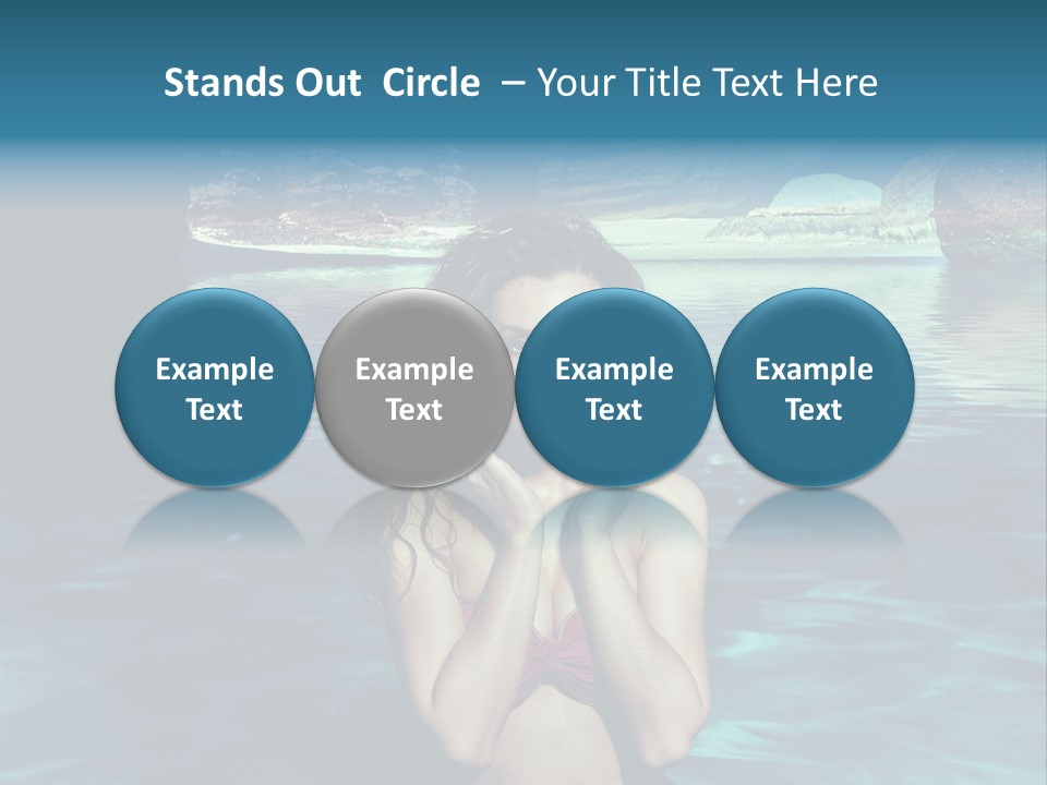 Blonde Tan Sun PowerPoint Template