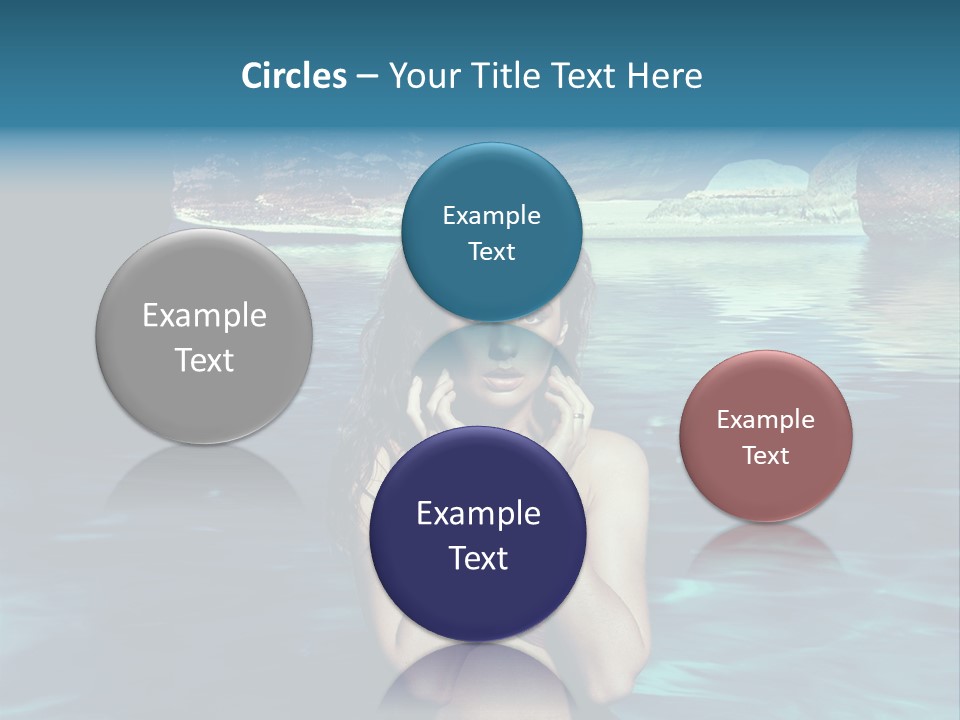 Blonde Tan Sun PowerPoint Template