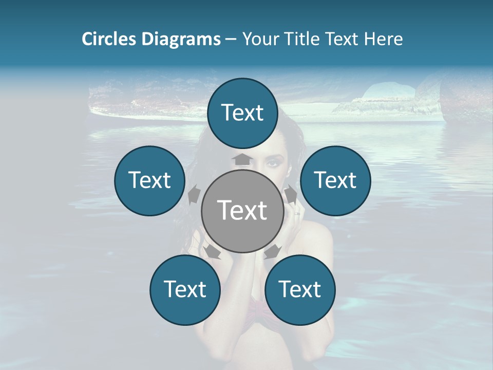 Blonde Tan Sun PowerPoint Template