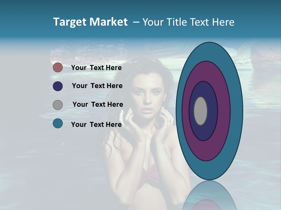 Blonde Tan Sun PowerPoint Template