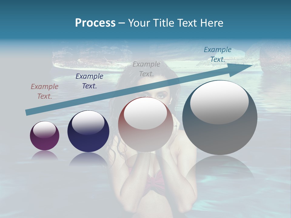 Blonde Tan Sun PowerPoint Template