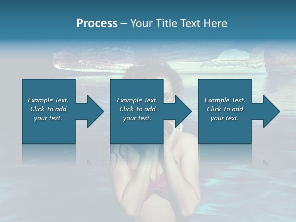 Blonde Tan Sun PowerPoint Template
