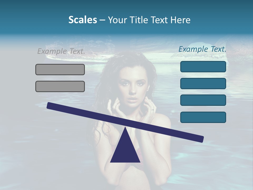 Blonde Tan Sun PowerPoint Template