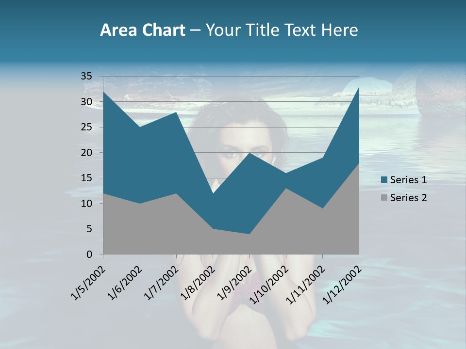 Blonde Tan Sun PowerPoint Template