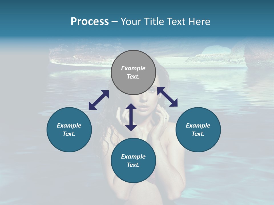 Blonde Tan Sun PowerPoint Template