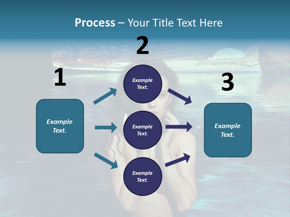 Blonde Tan Sun PowerPoint Template