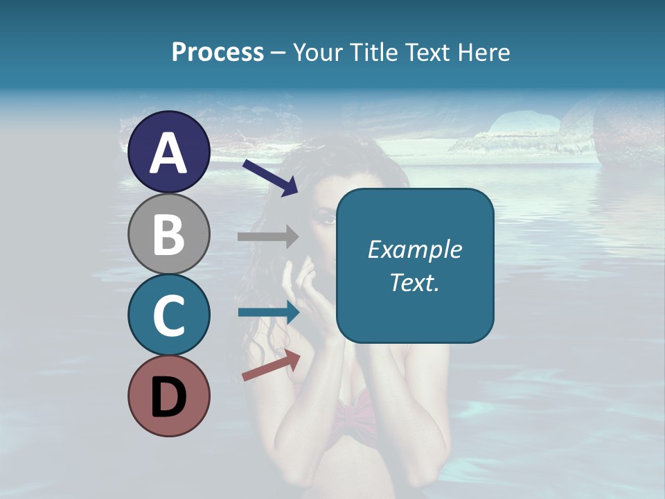 Blonde Tan Sun PowerPoint Template