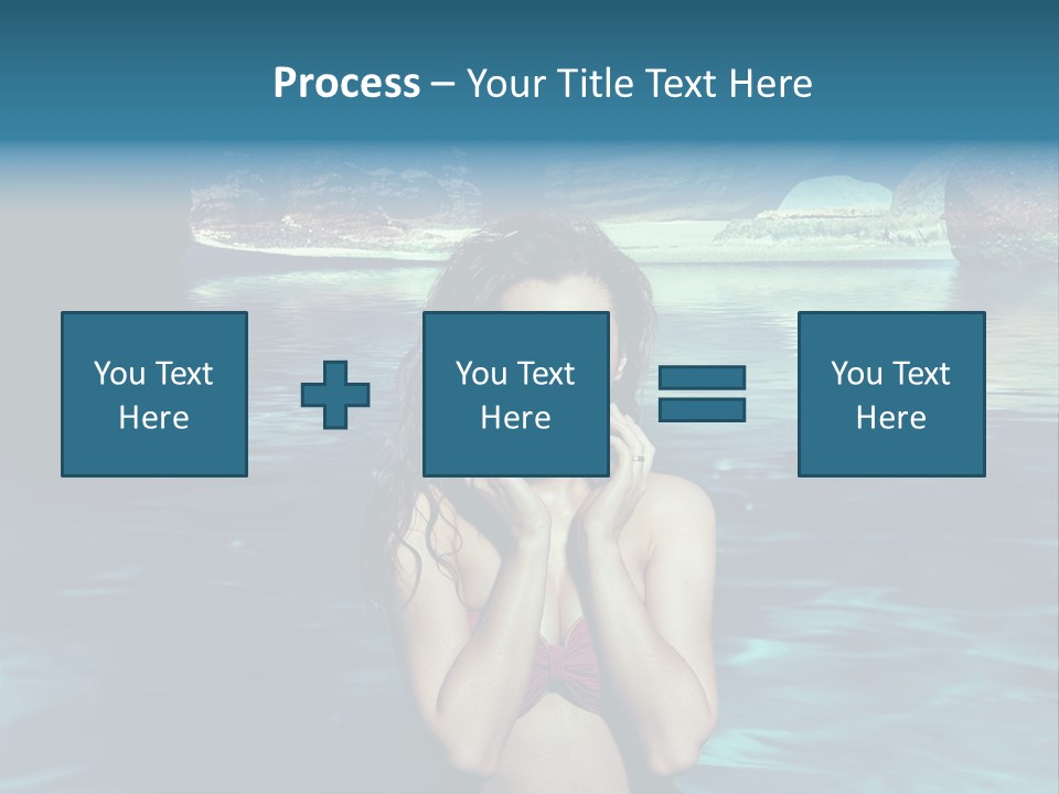 Blonde Tan Sun PowerPoint Template