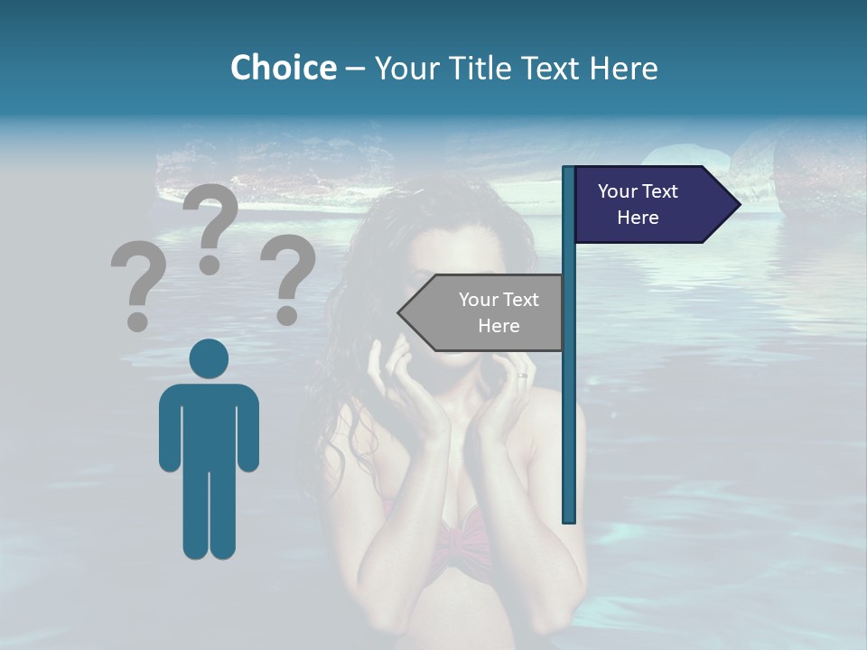 Blonde Tan Sun PowerPoint Template