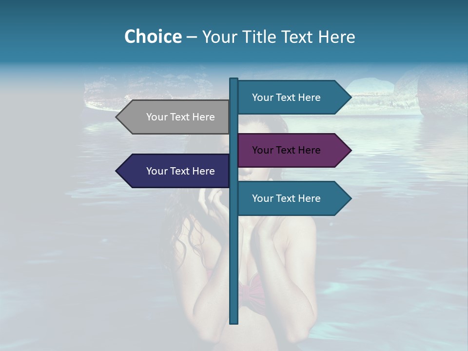 Blonde Tan Sun PowerPoint Template