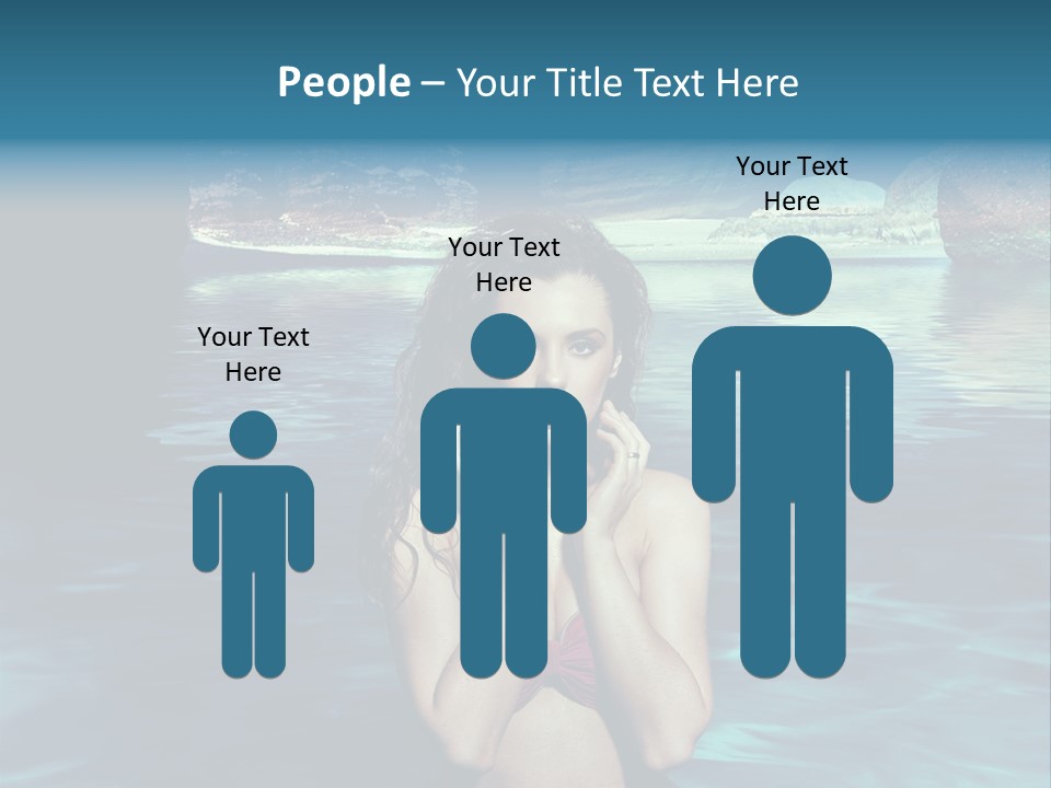 Blonde Tan Sun PowerPoint Template