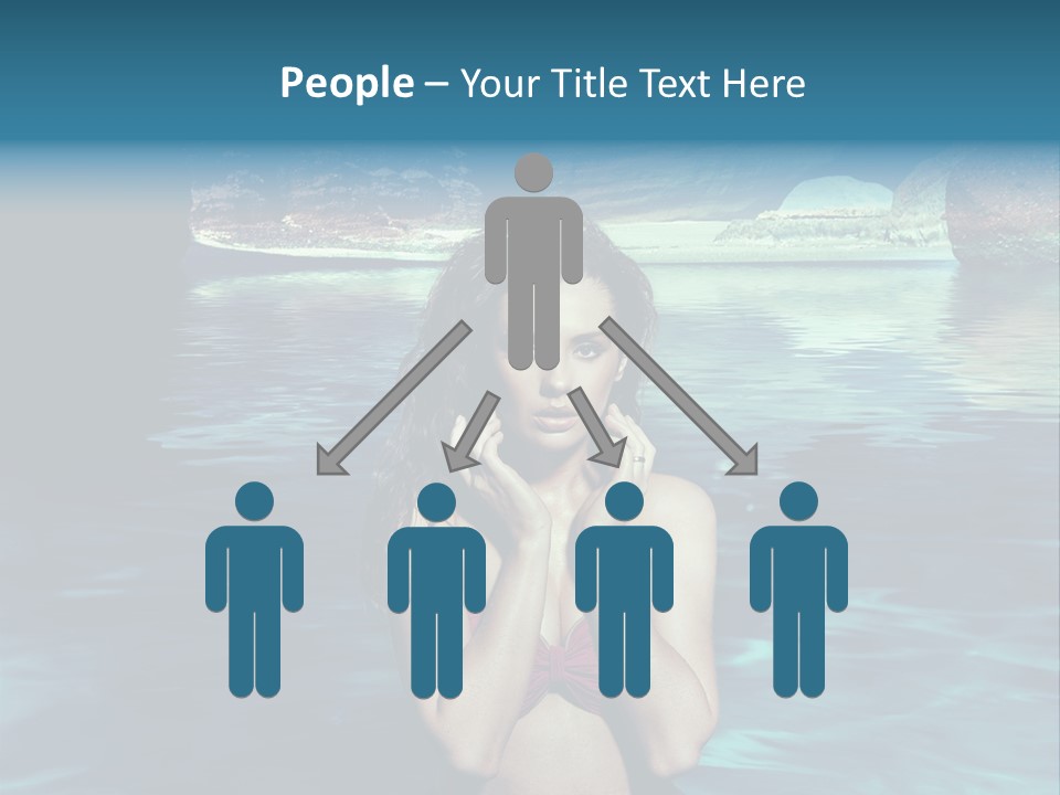 Blonde Tan Sun PowerPoint Template