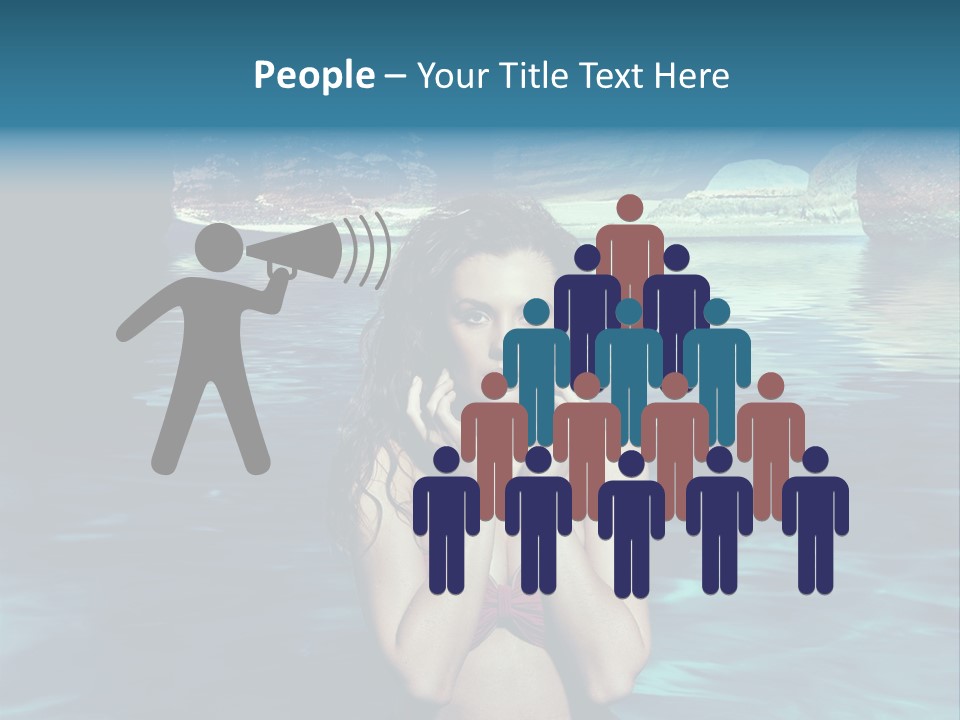 Blonde Tan Sun PowerPoint Template