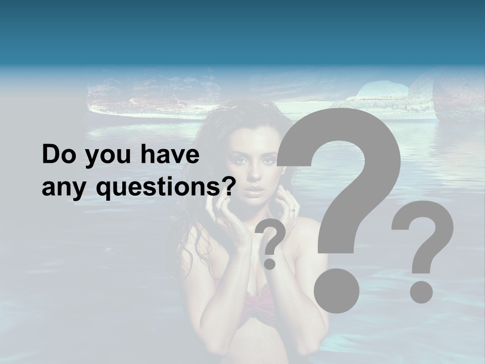 Blonde Tan Sun PowerPoint Template