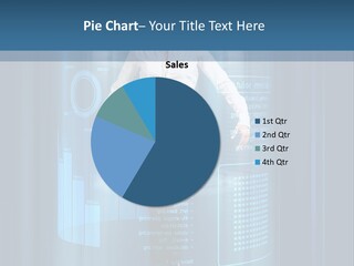 Model Computer Brunette PowerPoint Template