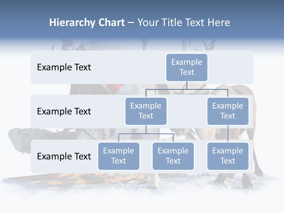 Senior Reindeer Winter PowerPoint Template