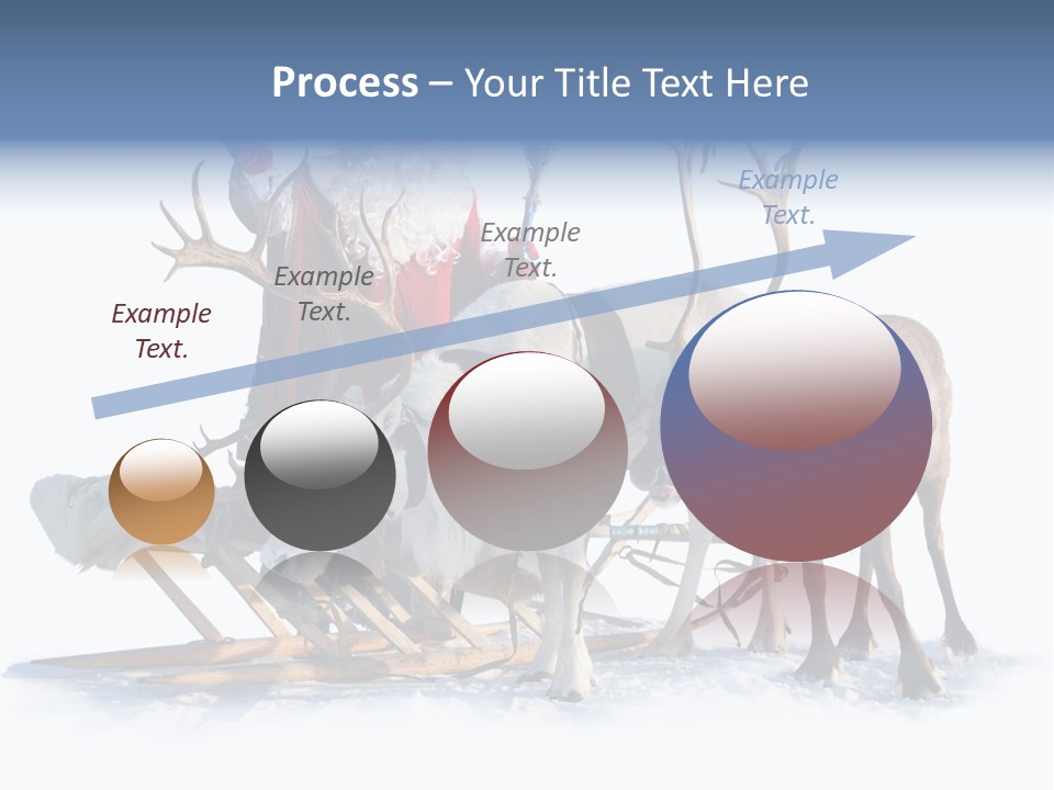 Senior Reindeer Winter PowerPoint Template