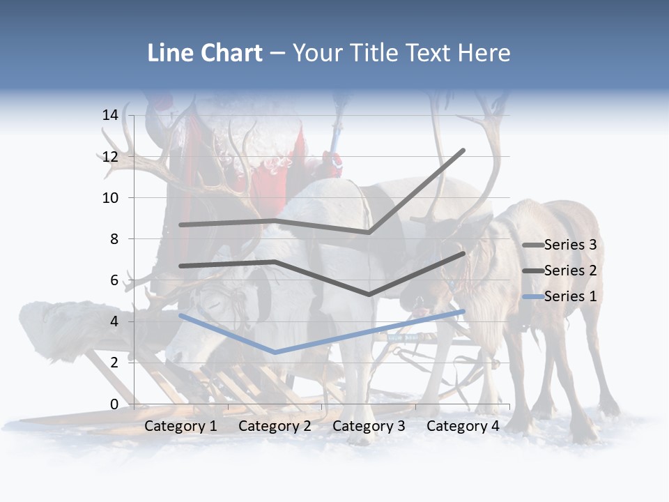 Senior Reindeer Winter PowerPoint Template