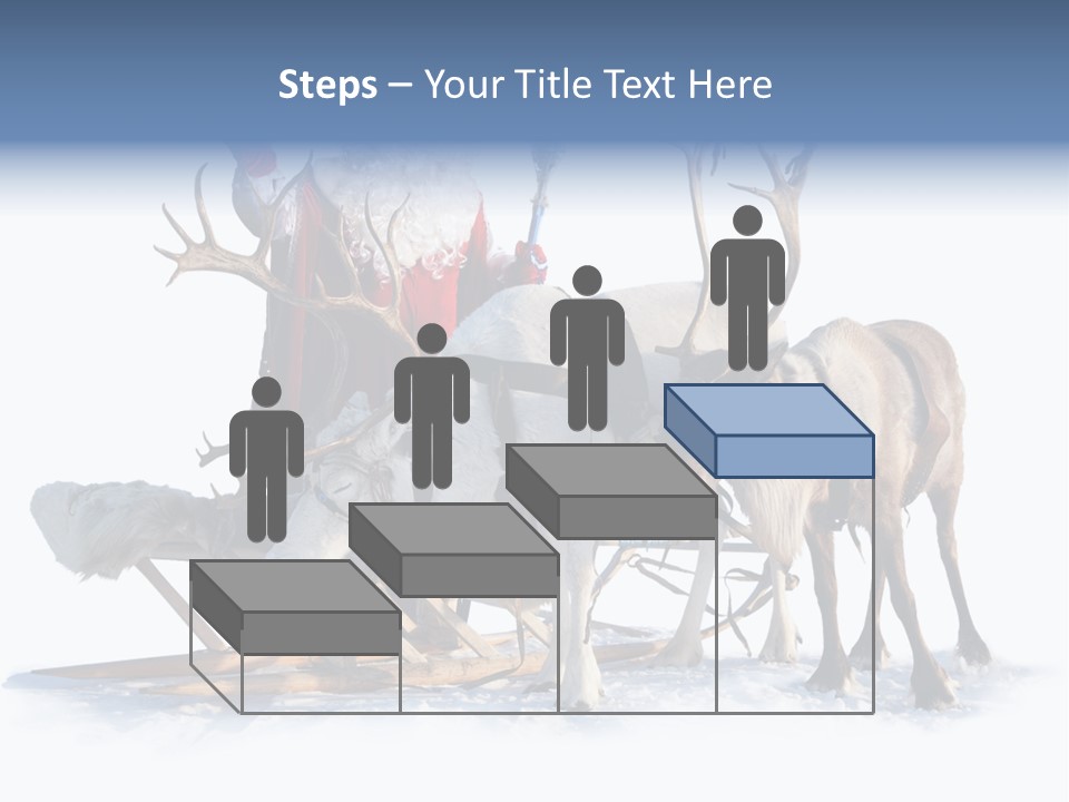 Senior Reindeer Winter PowerPoint Template