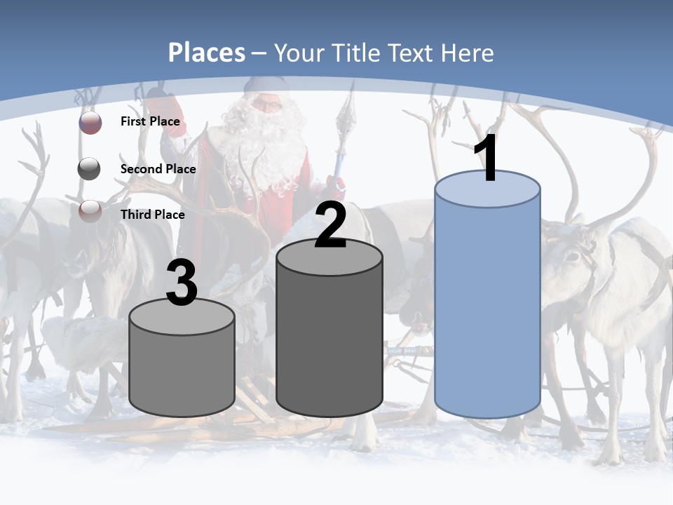 Cold Snow Horn PowerPoint Template