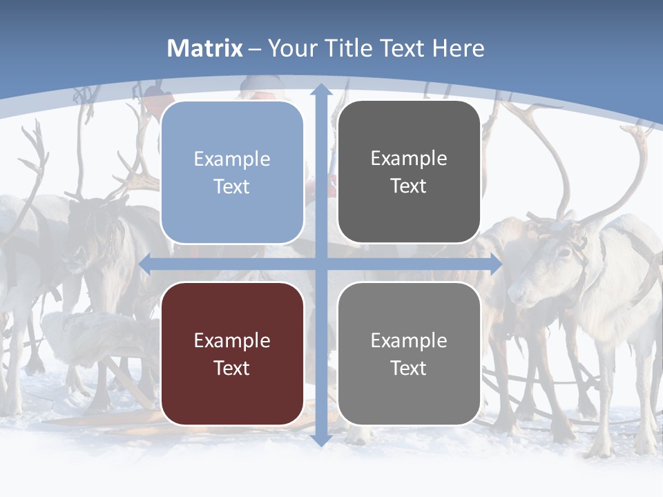 Cold Snow Horn PowerPoint Template