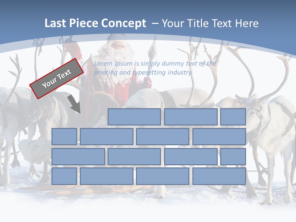 Cold Snow Horn PowerPoint Template