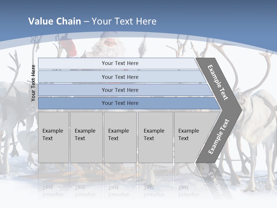Cold Snow Horn PowerPoint Template