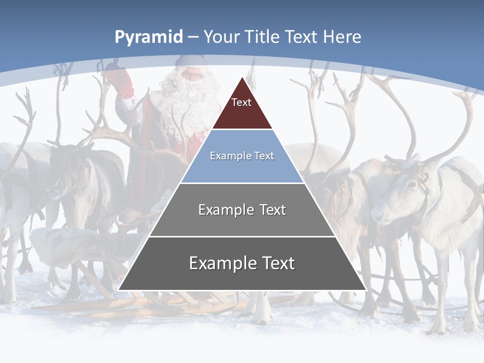 Cold Snow Horn PowerPoint Template