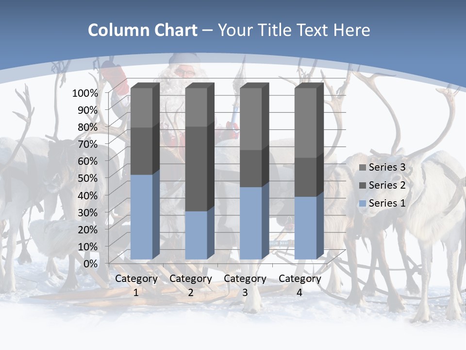 Cold Snow Horn PowerPoint Template