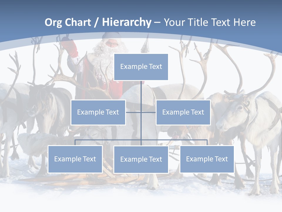 Cold Snow Horn PowerPoint Template