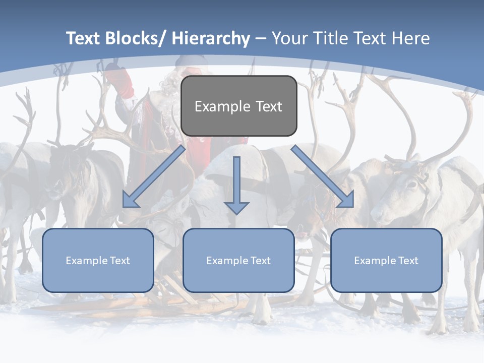 Cold Snow Horn PowerPoint Template