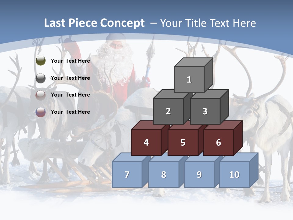 Cold Snow Horn PowerPoint Template