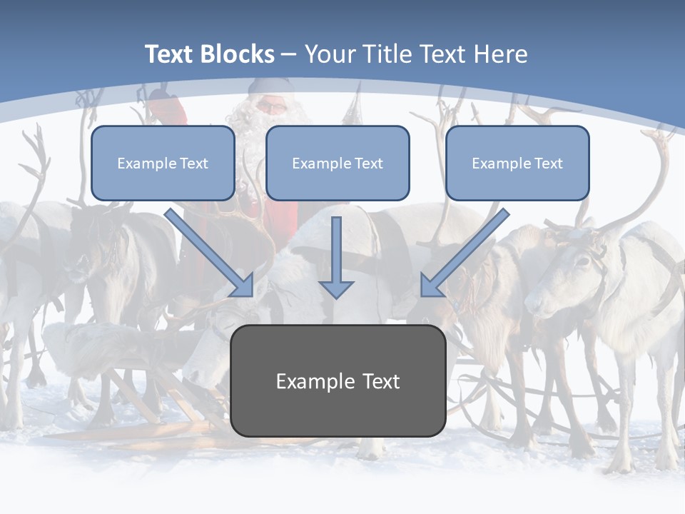 Cold Snow Horn PowerPoint Template