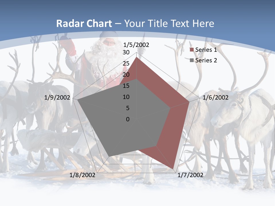 Cold Snow Horn PowerPoint Template