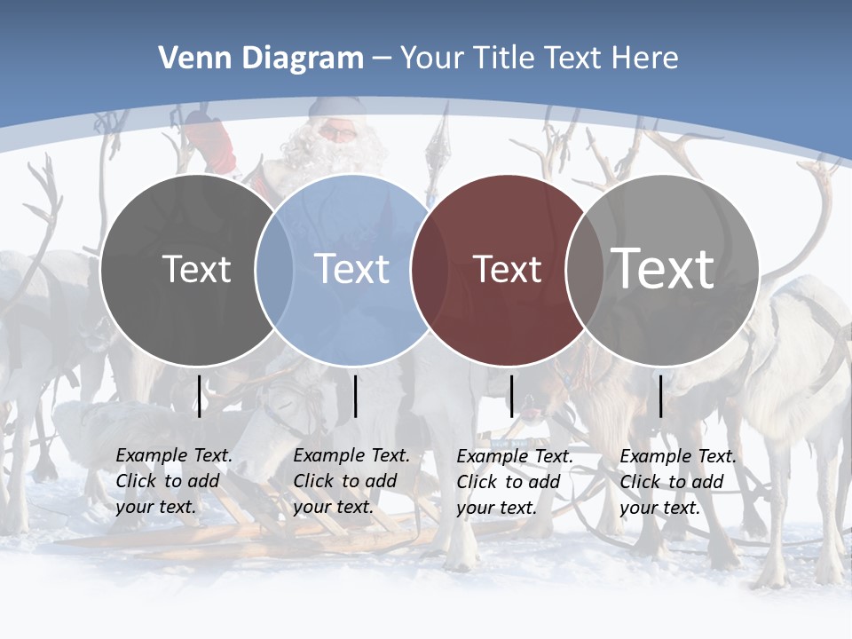 Cold Snow Horn PowerPoint Template